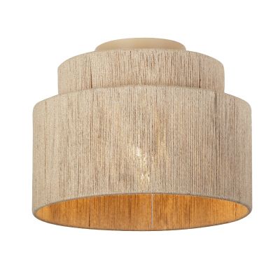 Lampe plafond rustique beige, Rinus