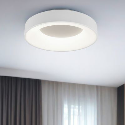 Lampe plafond moderne blanche, Jered, 27W, 4000K LED