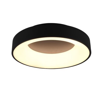 Lampe plafond moderne noire, Jered, 27W, 3000K LED