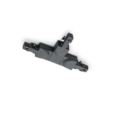 Pièce en T avec guide, plastique, noir