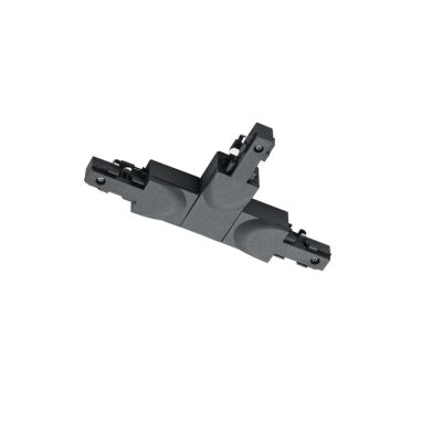 Pièce en T avec guide, métal, noir