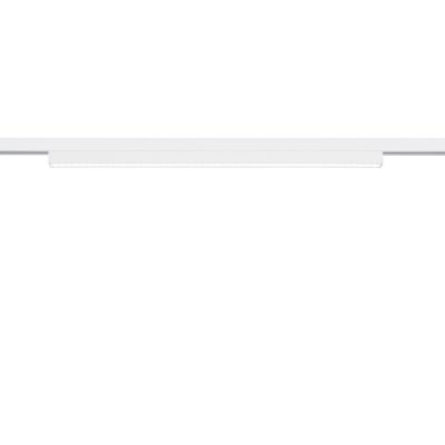 Lampe à pince blanche Chloé pour éclairage sur rail biphasé