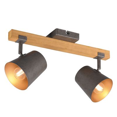 Spot plafond vintage nickel, Keira