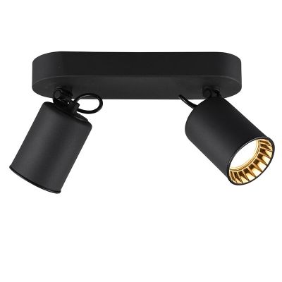 Spot plafond moderne noir, Shaquan