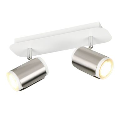 Spot plafond moderne nickel, Quintijn