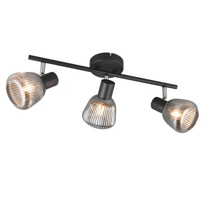 Spot plafond moderne noir, Meriem