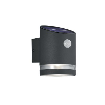 Applique extérieur avec détecteur de mouvement moderne anthracite, Suzan, 3W, 3000K LED, IP44