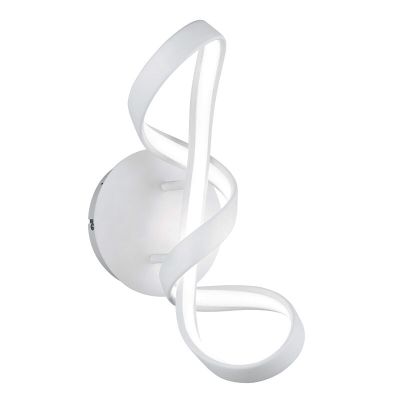 Applique murale design blanche, Renso, 18W, 4000K LED, gradable en 3 étapes