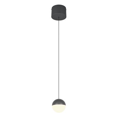 Suspension moderne anthracite, Rigtje