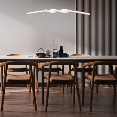 Suspension design blanche, Quirinus, 18W, 4000K LED