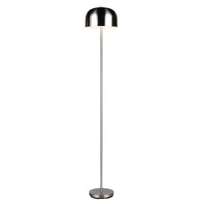 Lampadaire rechargeable moderne nickel, Dustin, 2,5W, 3000K LED, gradable en 3 étapes