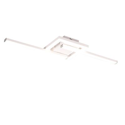 Plafonnier design blanc, Mahad, 17W, 4000K LED