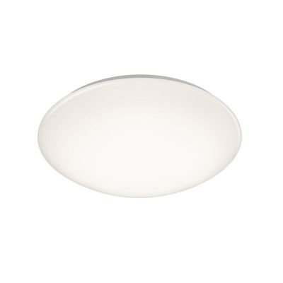 Plafonnier salle de bain moderne blanc, Olabisi, 18W, 3000K LED, IP44