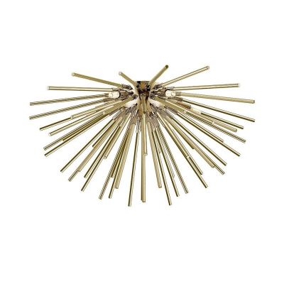 Lampe plafond dorée design, Milos