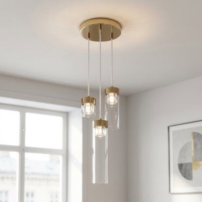 Suspension dorée design, Maxwell