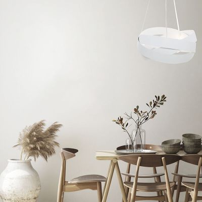 Suspension blanche moderne, Tanno