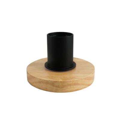 Lampe de table sans abat-jour bois, Rika