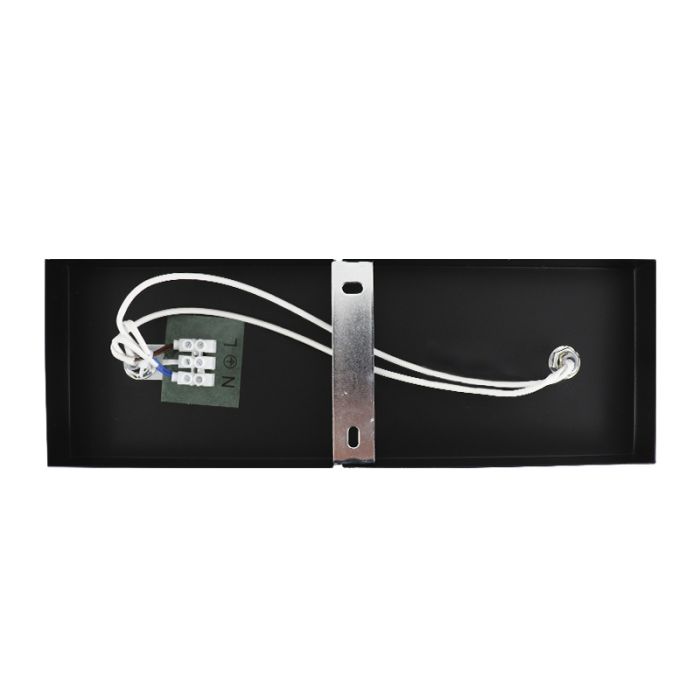 Pavillon cache fil noir en aluminium, Rika