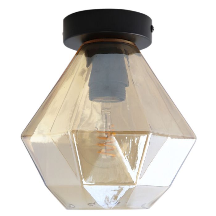 Plafonnier ambre rétro, Anoek