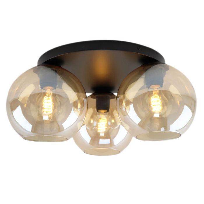 Plafonnier ambre design, Emerson