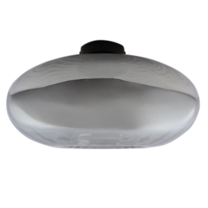 Lampe plafond grise design, Eve