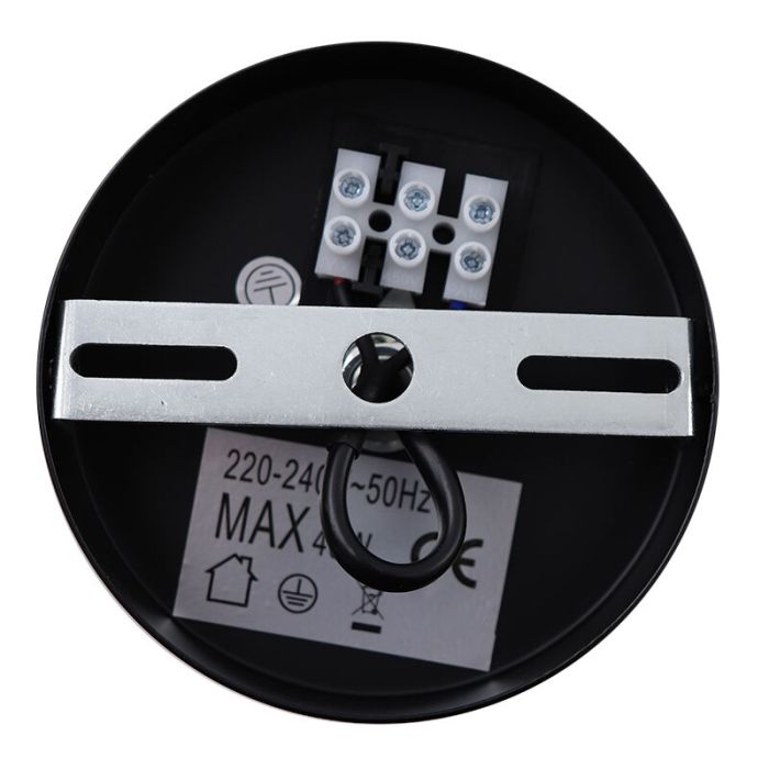Lampe plafond grise design, Eve
