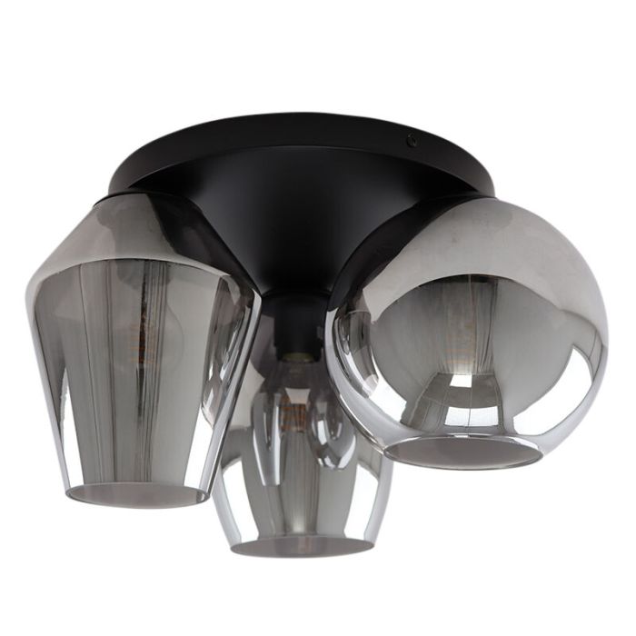 Plafonnier gris design, Lazaro