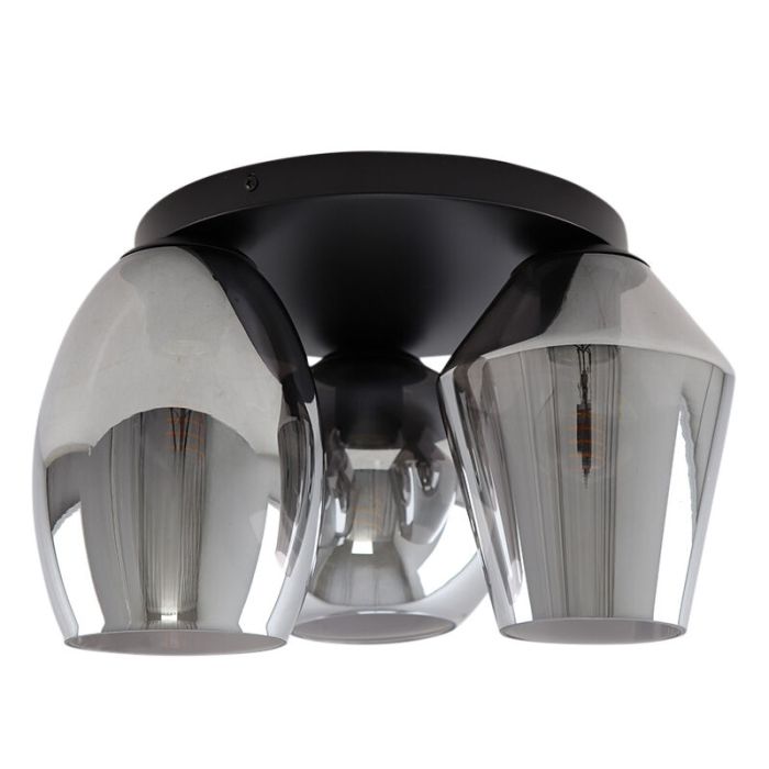 Plafonnier gris design, Lazaro