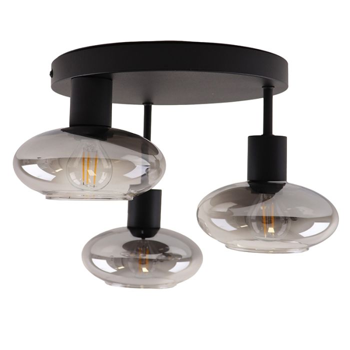 Plafonnier gris design, Skip