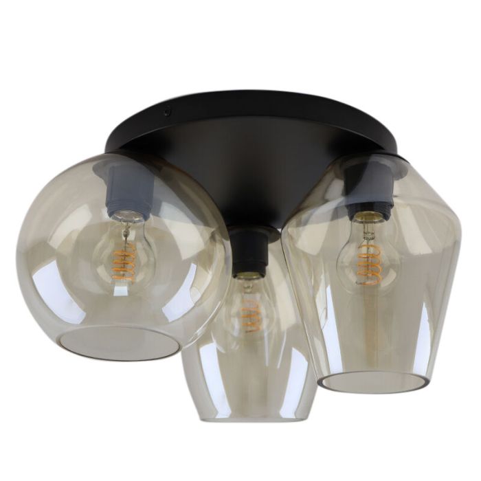Plafonnier ambre design, Lazaro
