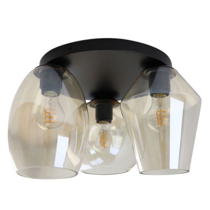 Plafonnier ambre design, Lazaro