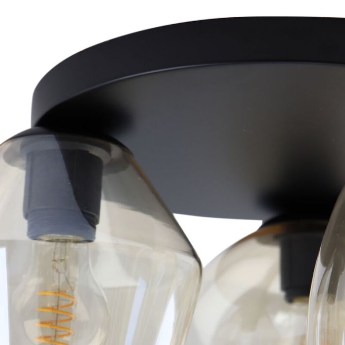 Plafonnier ambre design, Lazaro