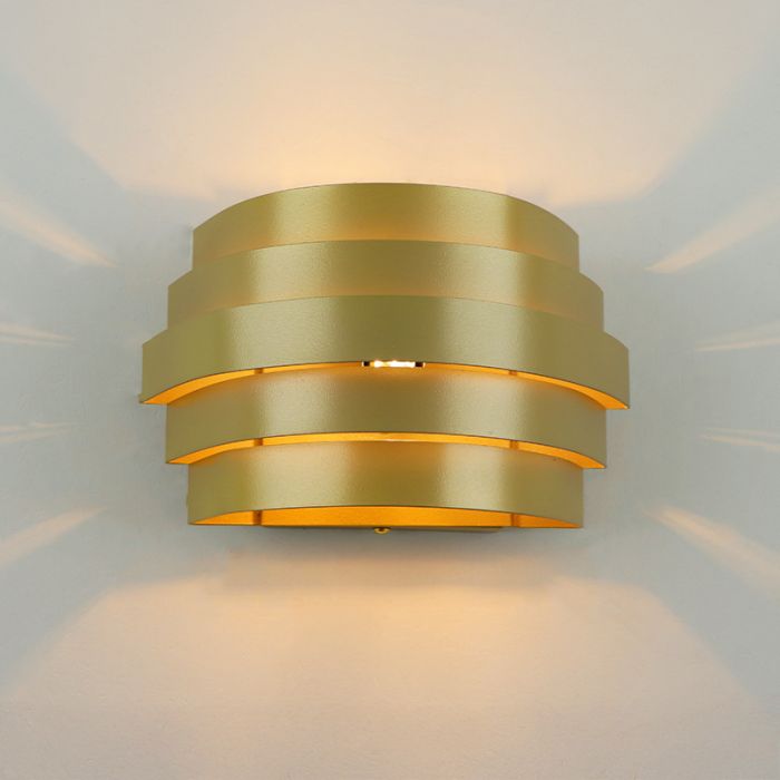 Applique up and down dorée moderne, Sonay