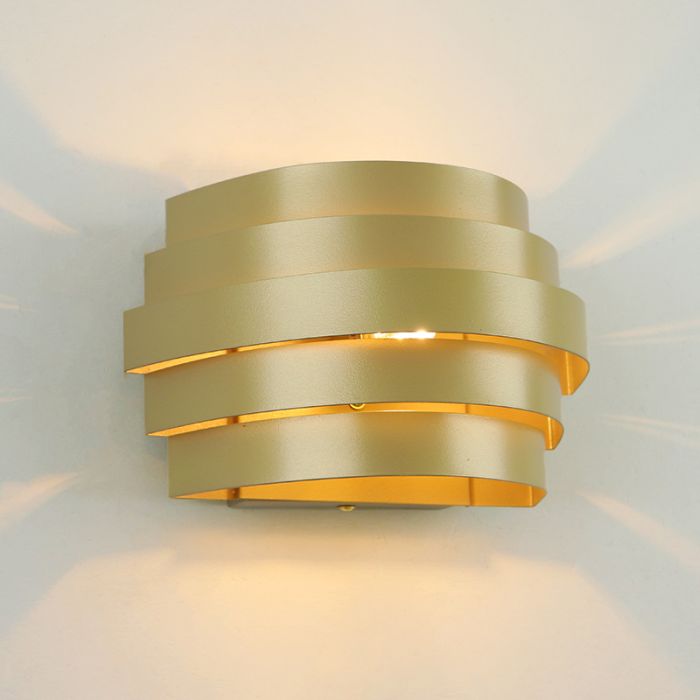 Applique up and down dorée moderne, Sonay