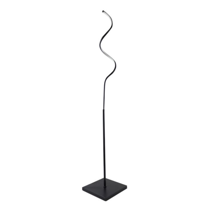 Lampadaire noir design, Giorgio, 11W, 3000K LED