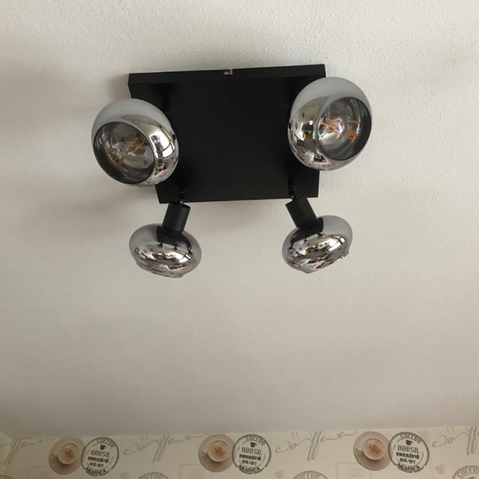 Spot plafond noir design, Skip