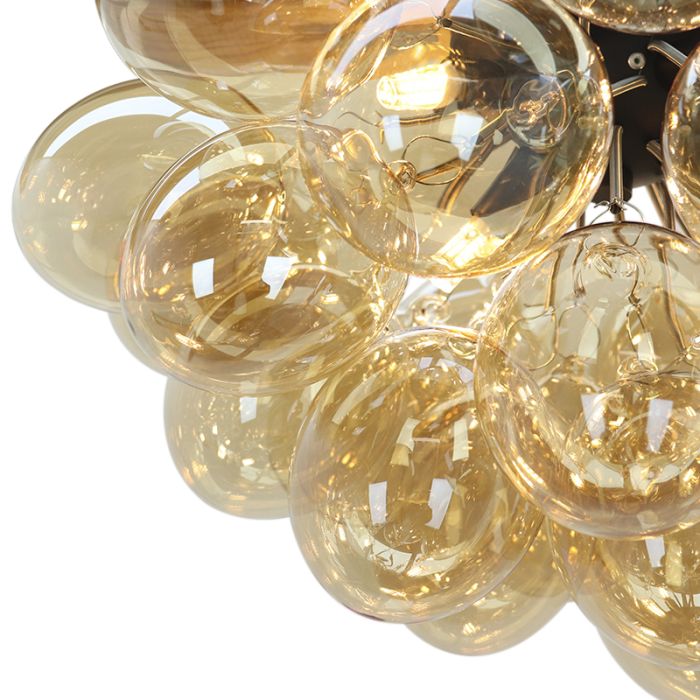 Plafonnier ambre design, Cyril