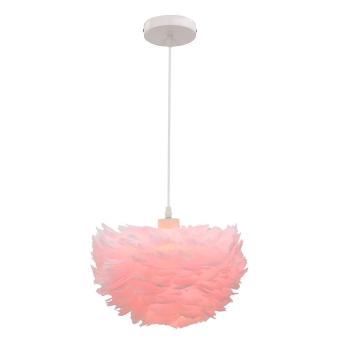 Suspension rose en tissu, Suzie