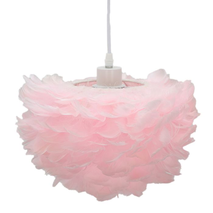 Suspension rose en tissu, Suzie