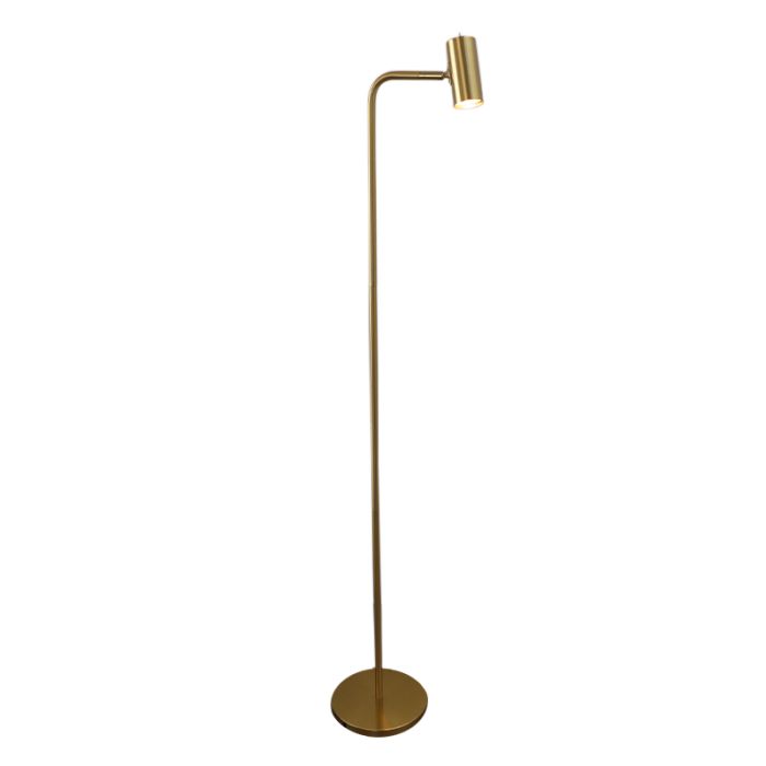 Lampadaire laiton moderne, Carlos, avec interrupteur