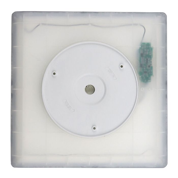 Lampe plafond blanche en plastique, Shona, 18W, 3000K LED, gradable en 3 étapes