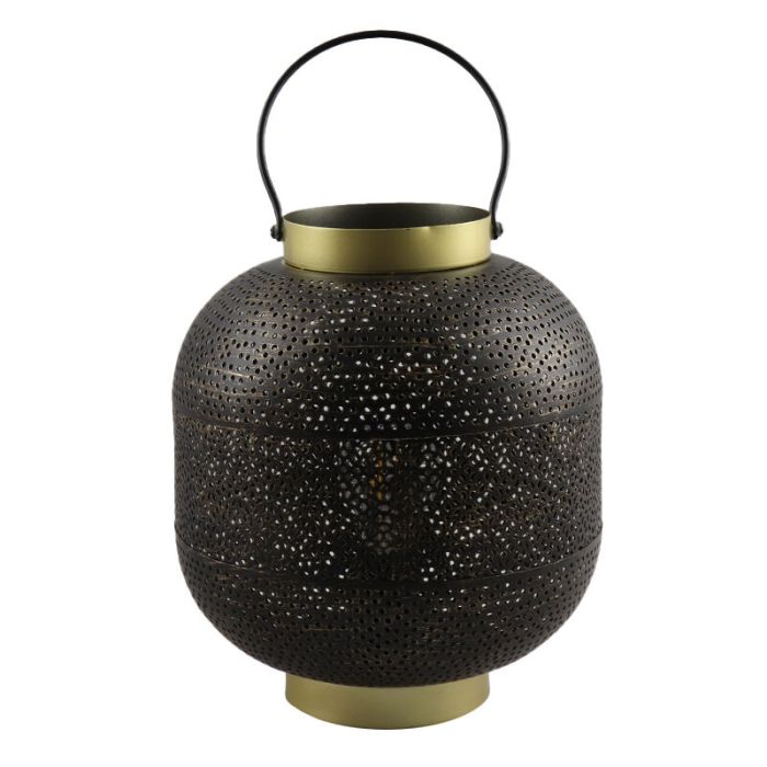 Lampe de table dorée moderne, Sivar, avec interrupteur