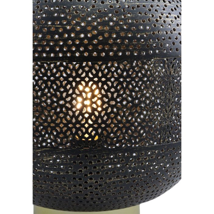 Lampe de table dorée moderne, Sivar, avec interrupteur