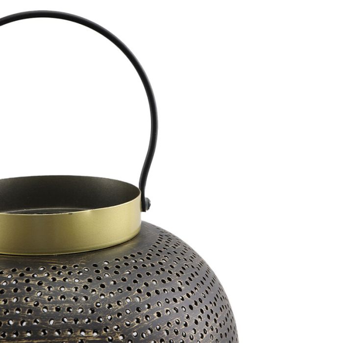 Lampe de table dorée moderne, Sivar, avec interrupteur