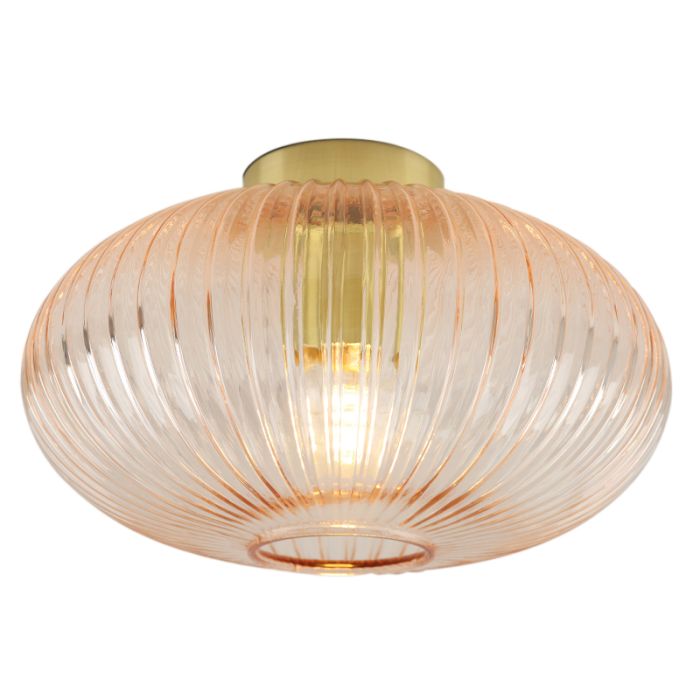 Lampe plafond rose design, Charlois