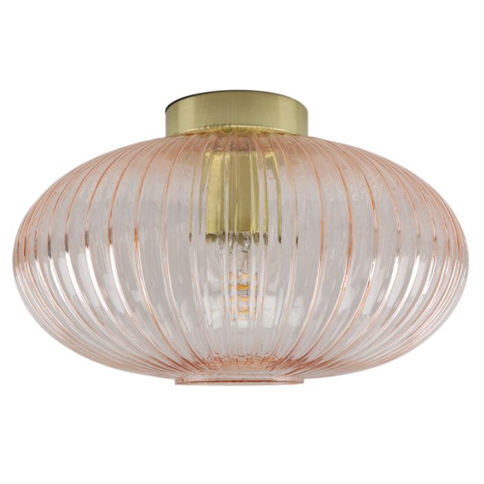 Lampe plafond rose design, Charlois