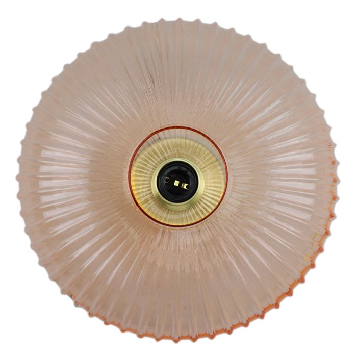 Lampe plafond rose design, Charlois