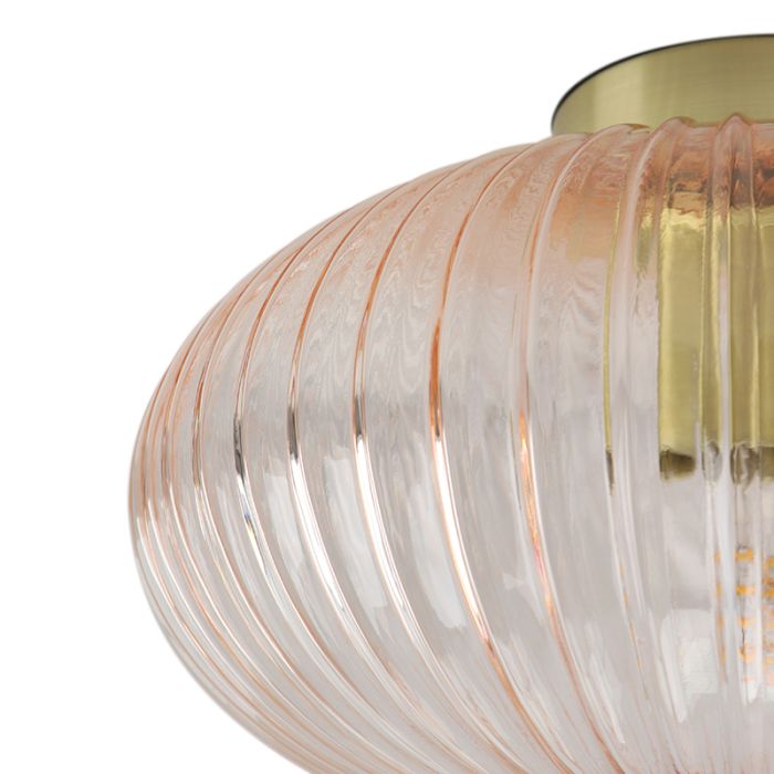 Lampe plafond rose design, Charlois
