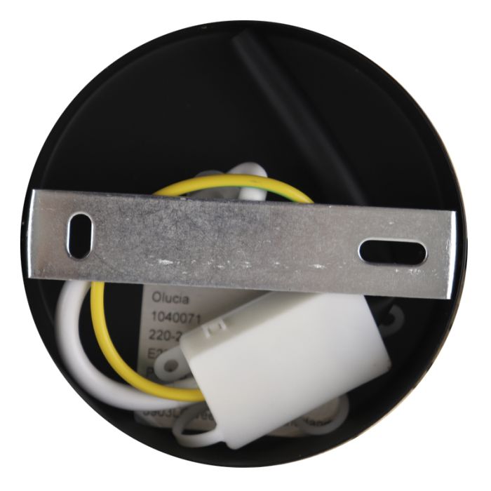 Plafonnier en rotin marron, Roza