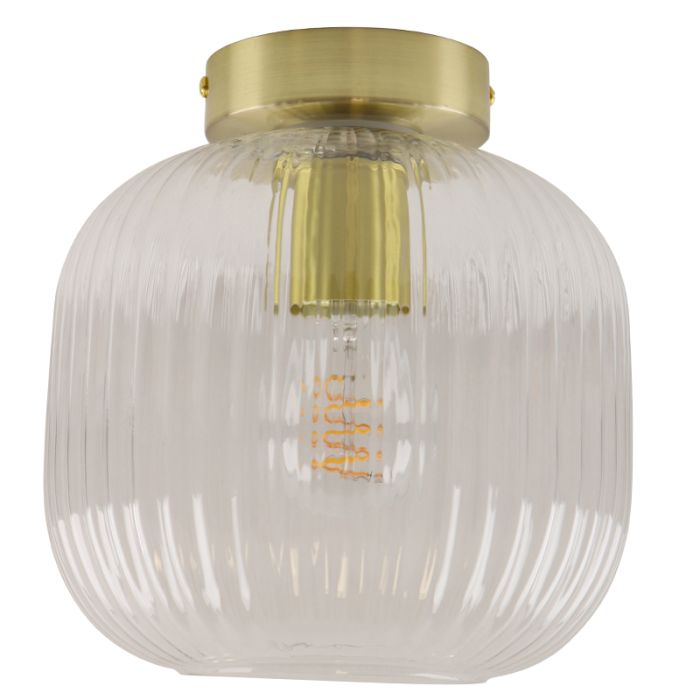 Plafonnier transparent design, Charlois